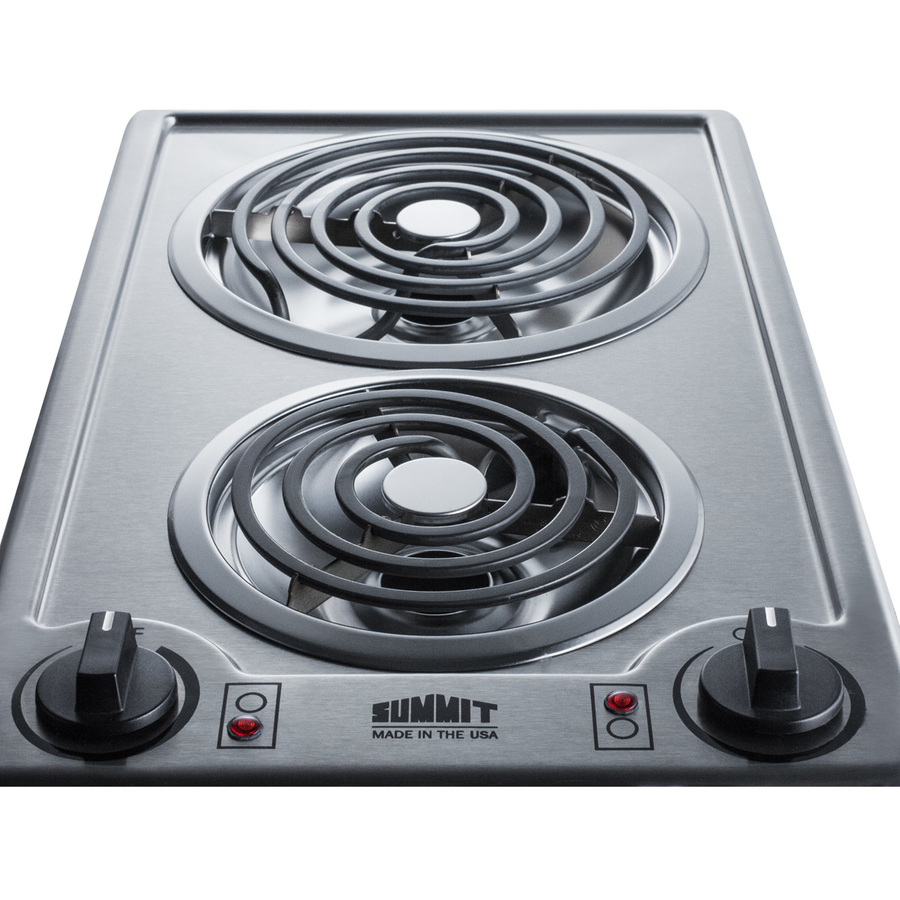 12" Wide 115V 2-Burner Coil Cooktop view 3