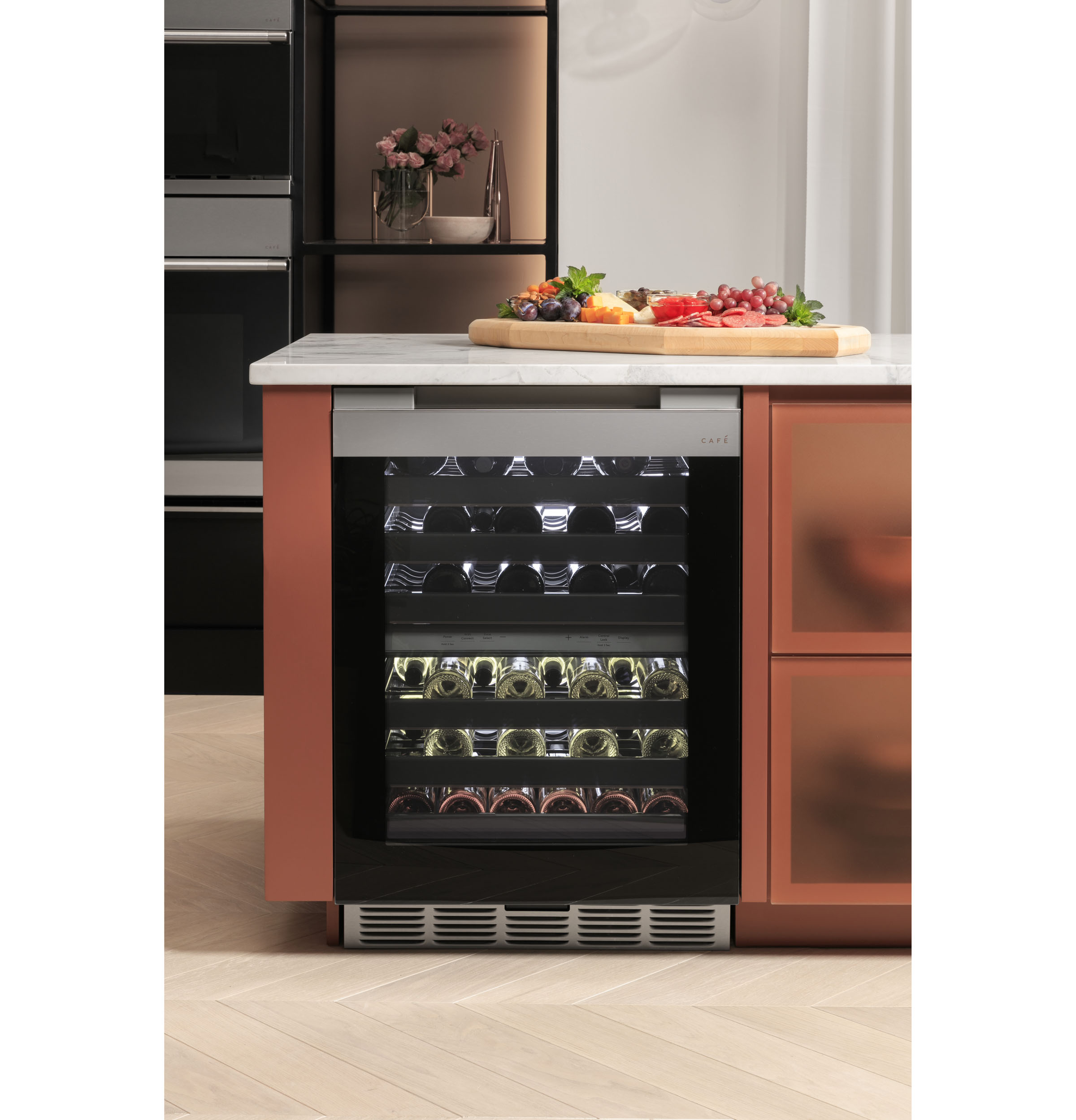Wine Center in Platinum Glass CCR06DM2PS5