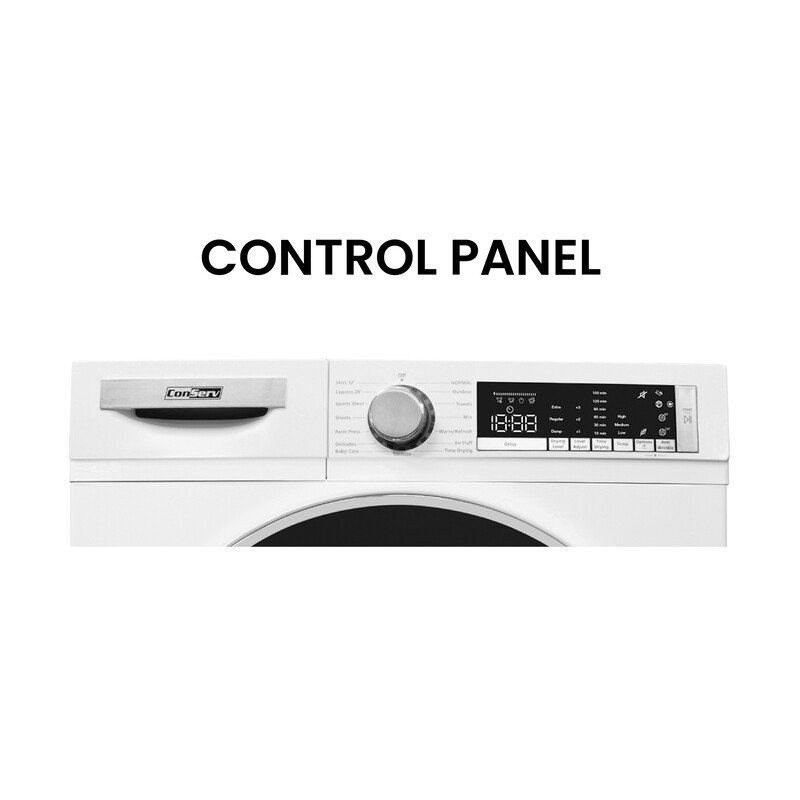 ConServ 4cf Dryer Condensing/Ventless Sanitize LED Display Rev. Door 220V EStar CD4040