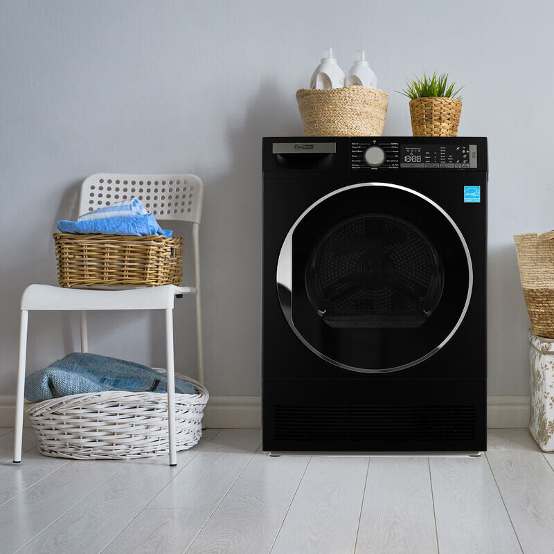 ConServ 4cf Dryer Condensing/Ventless Sanitize LED Display Rev. Door 220V EStar CD4040MATTEBLACK, product image 11 of 18