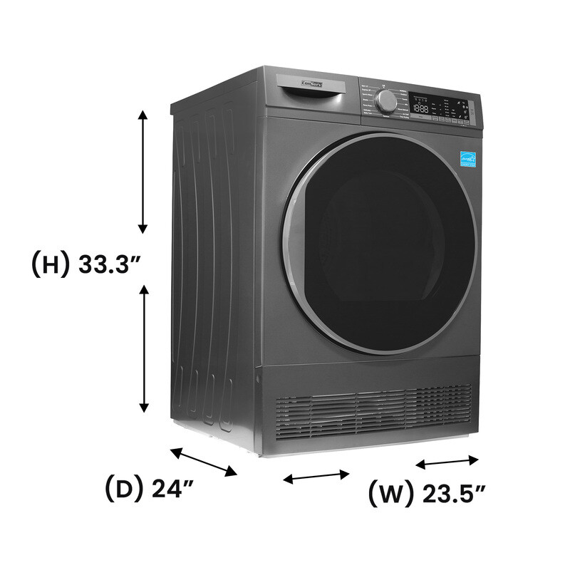 ConServ 4cf Dryer Condensing/Ventless Sanitize LED Display Rev. Door 220V EStar CD4040T, product image 9 of 22