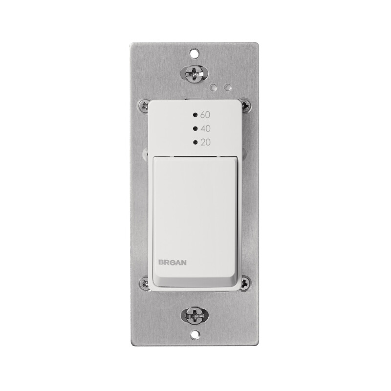 Broan-NuTone 20-40-60 Min Countdown Timer Exhaust Fan Wall Control Switch CD60W