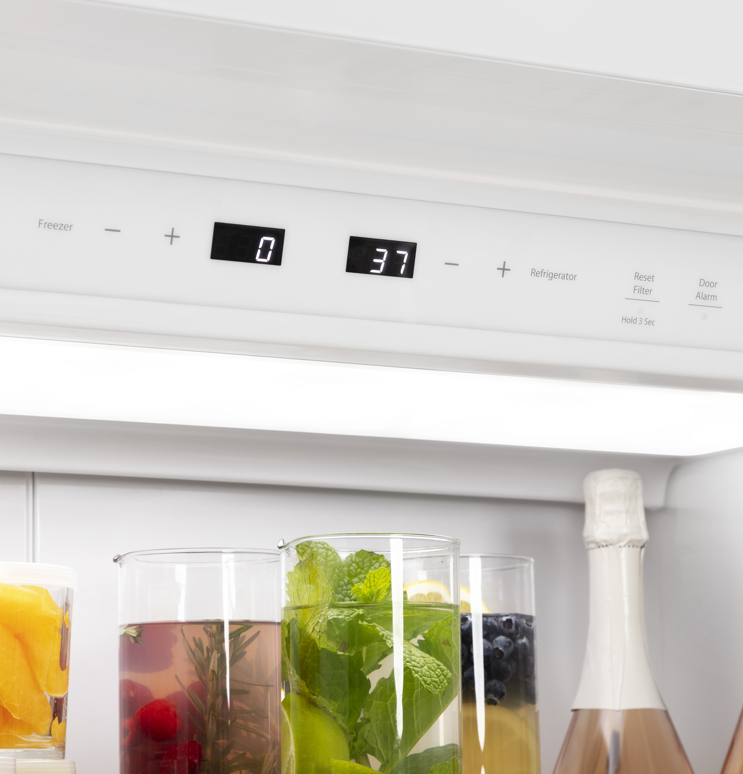21.3 Cu. Ft. Built-In Bottom-Freezer Refrigerator view 2