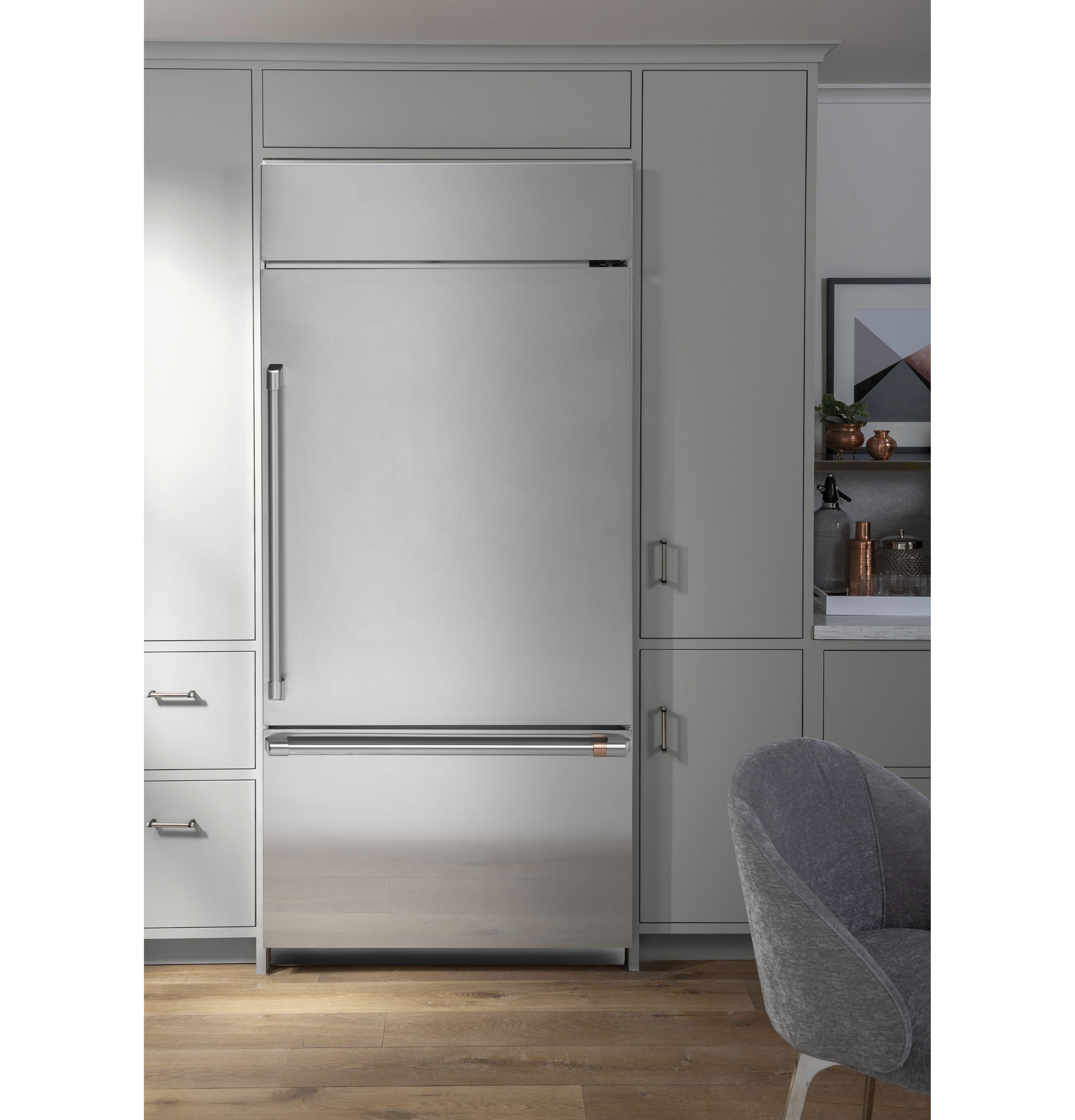 Café 21.3 Cu. Ft. Built-in Bottom-freezer Refrigerator CDB36RP2RS1