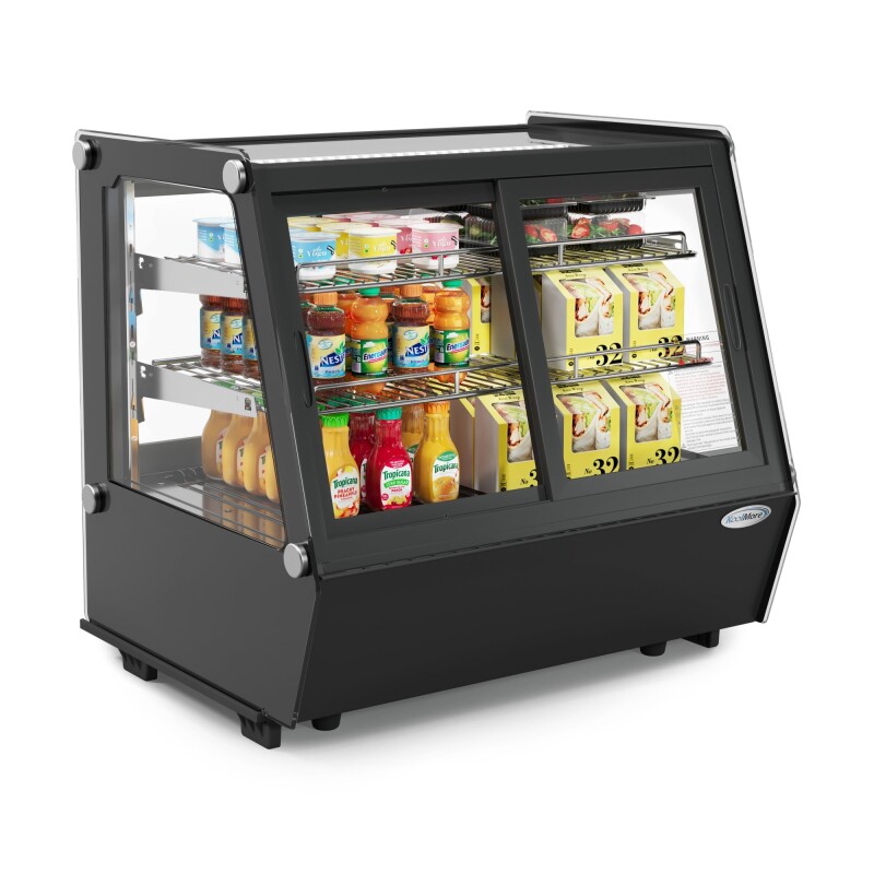 28 in. Self-Service Countertop Display Refrigerator in Black CDC125BK, product image 2 of 10