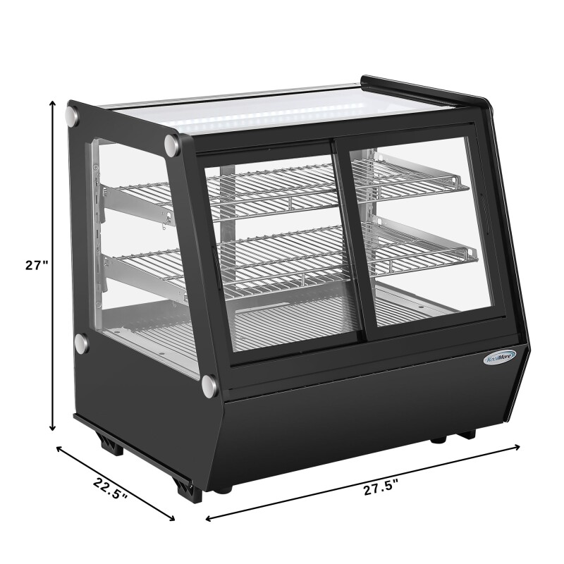 28 in. Self-Service Countertop Display Refrigerator in Black CDC125BK, product image 3 of 10