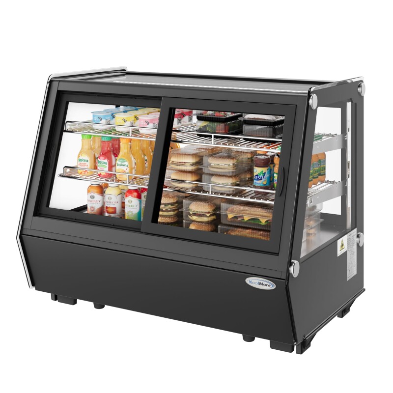 35 in. Self-Service Countertop Display Refrigerator in Black CDC165BK, product image 2 of 11