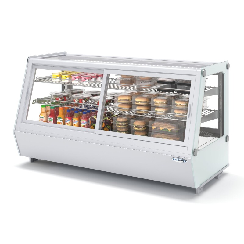 48 in. Self-Service Countertop Display Refrigerator in White CDC250WH, product image 2 of 12