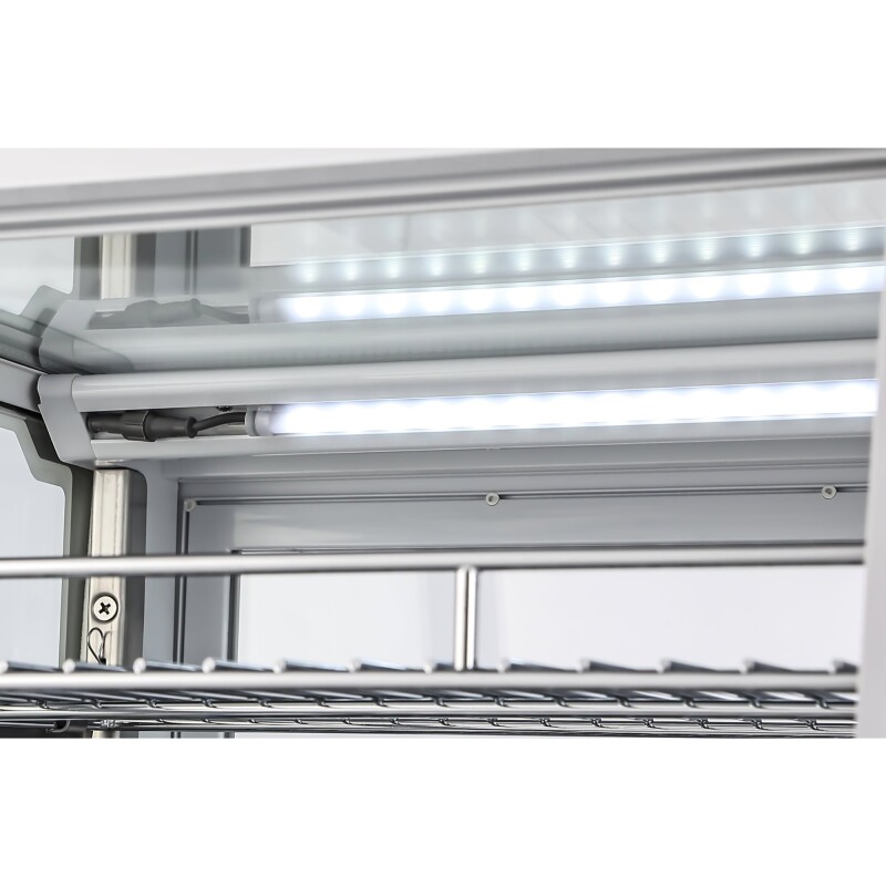 48 in. Self-Service Countertop Display Refrigerator in White CDC250WH, product image 9 of 12