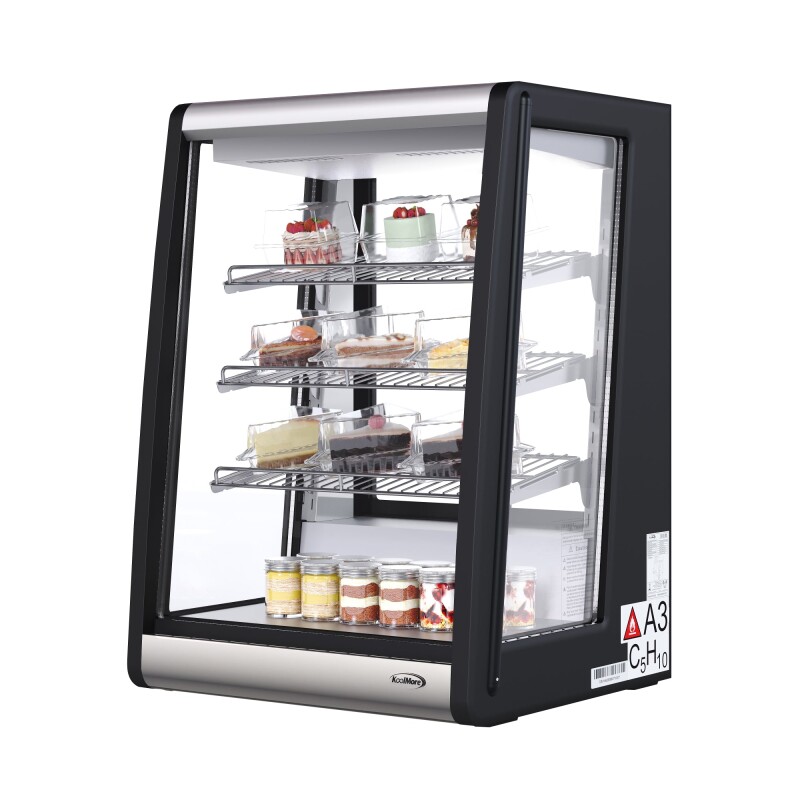24 in. 4 Tier Commercial Countertop Bakery Display Refrigerator CDC49SS, product image 2 of 13