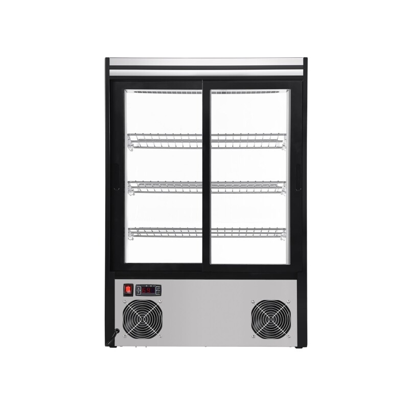 24 in. 4 Tier Commercial Countertop Bakery Display Refrigerator CDC49SS, product image 8 of 13