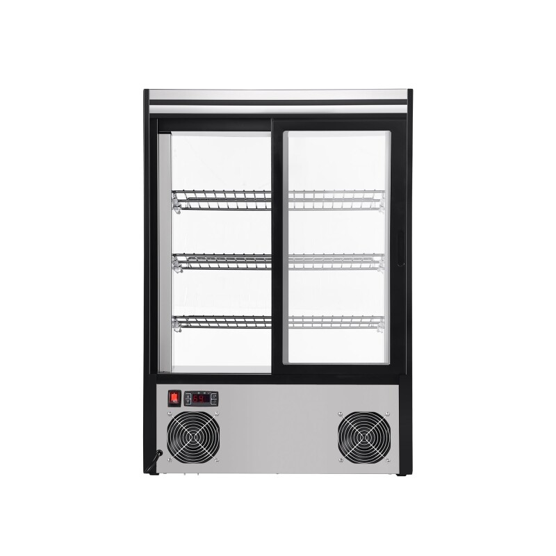 24 in. 4 Tier Commercial Countertop Bakery Display Refrigerator CDC49SS, product image 9 of 13