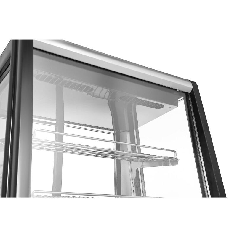 24 in. 4 Tier Commercial Countertop Bakery Display Refrigerator CDC49SS, product image 12 of 13