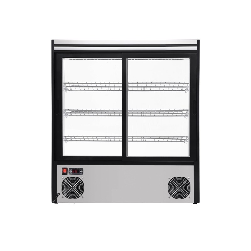 31 in. 4-Tier Commercial Countertop Display Refrigerator in Stainless-Steel CDC69SS, product image 8 of 13