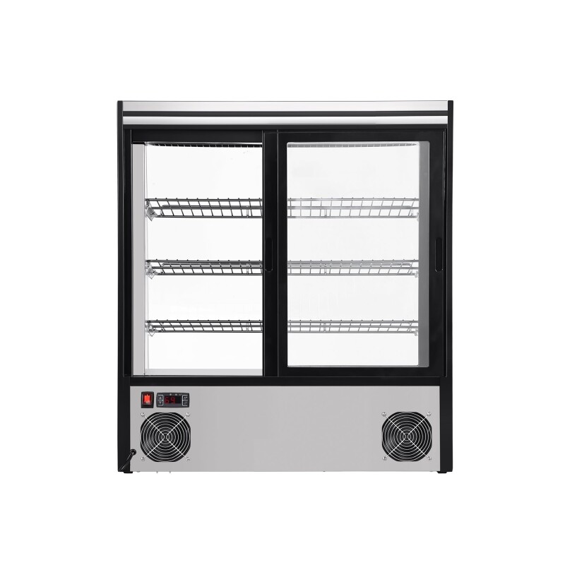 31 in. 4-Tier Commercial Countertop Display Refrigerator in Stainless-Steel CDC69SS, product image 9 of 13