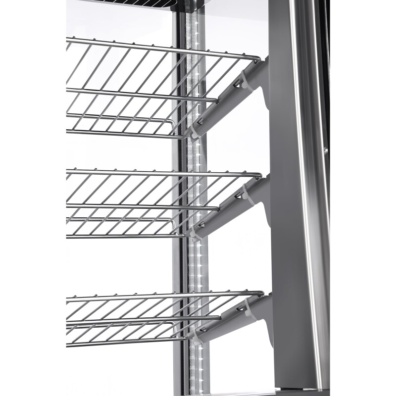 31 in. 4-Tier Commercial Countertop Display Refrigerator in Stainless-Steel CDC69SS, product image 10 of 13