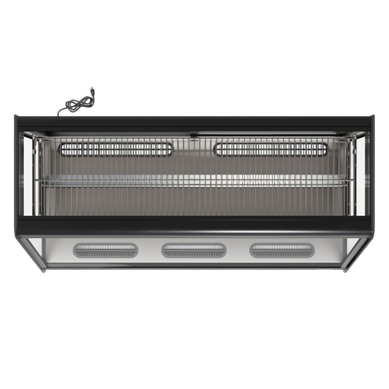 48 in. Countertop Bakery Display Refrigerator in Black, 7 cu. ft CDC7CBK