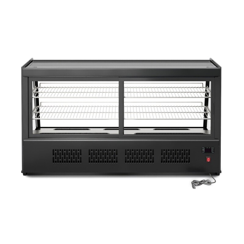 48 in. Countertop Bakery Display Refrigerator in Black, 7 cu. ft CDC7CBK