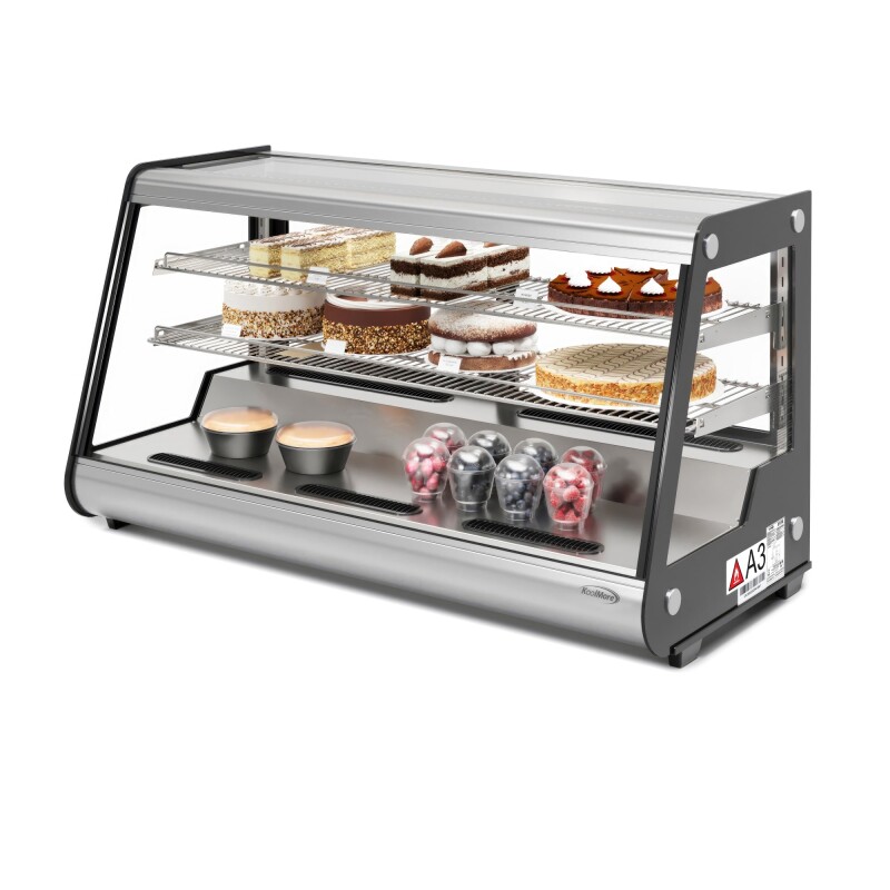 48 in. Countertop Bakery Display Refrigerator in Stainless Steel, 7 cu. ft CDC7CSS