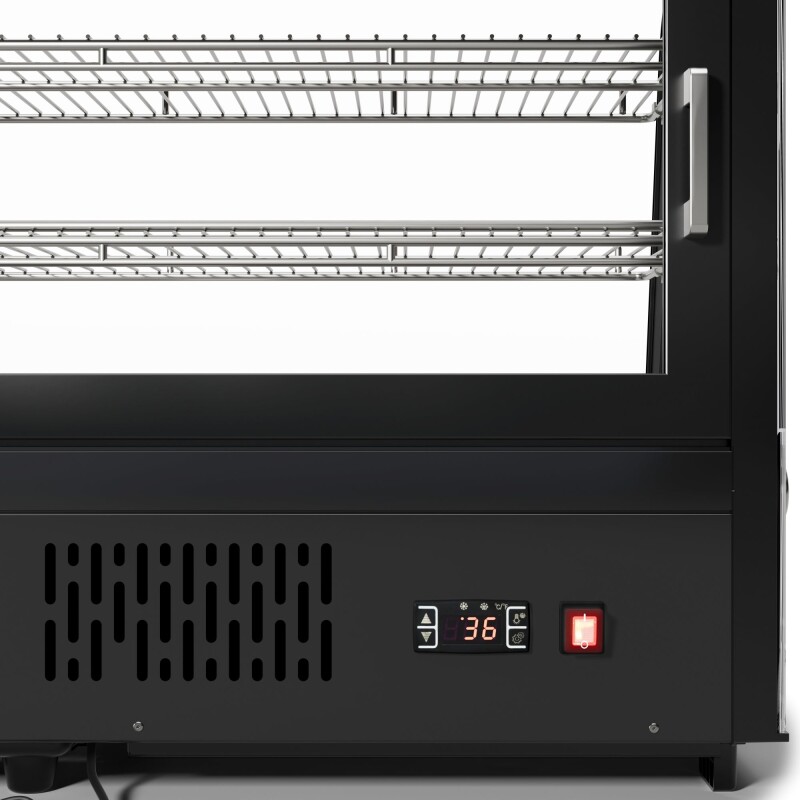 60 in. Countertop Bakery Display Refrigerator in Black, 8 cu. ft CDC8CBK