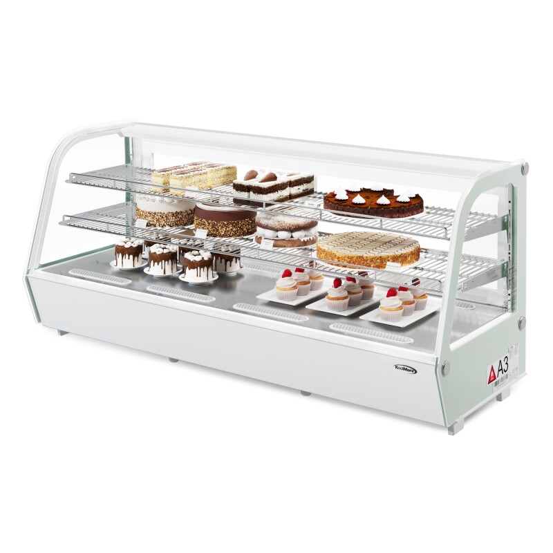 60 in. Countertop Bakery Display Refrigerator in White, 8 cu. ft CDC8CWH