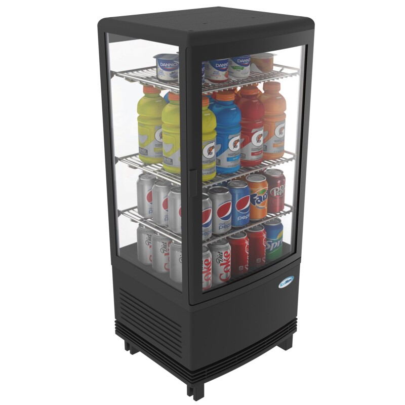 17 in. Black Countertop Display Refrigerator - 3 Cu Ft CDCU3CBK, product image 2 of 8