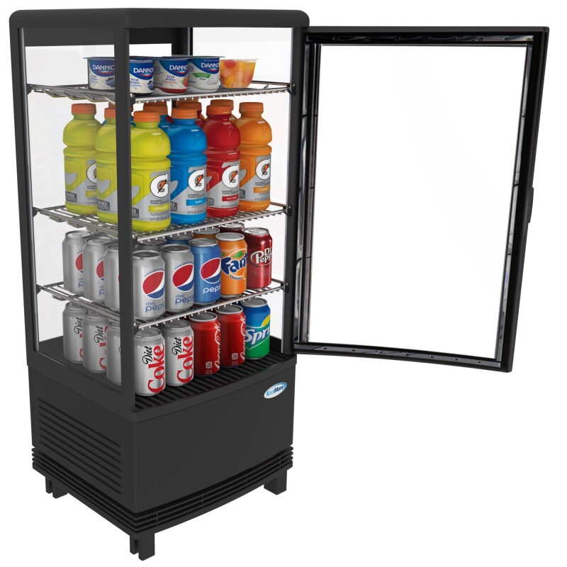 17 in. Black Countertop Display Refrigerator - 3 Cu Ft CDCU3CBK, product image 3 of 8