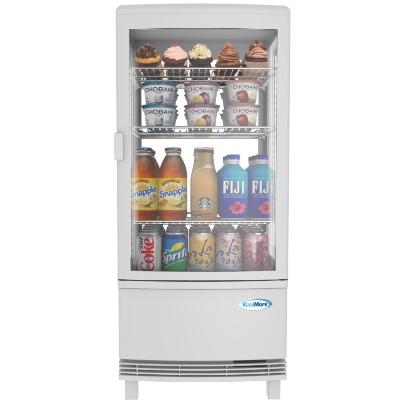 17 in. White Countertop Display Refrigerator - 3 Cu Ft CDCU3CWH, product image 2 of 11