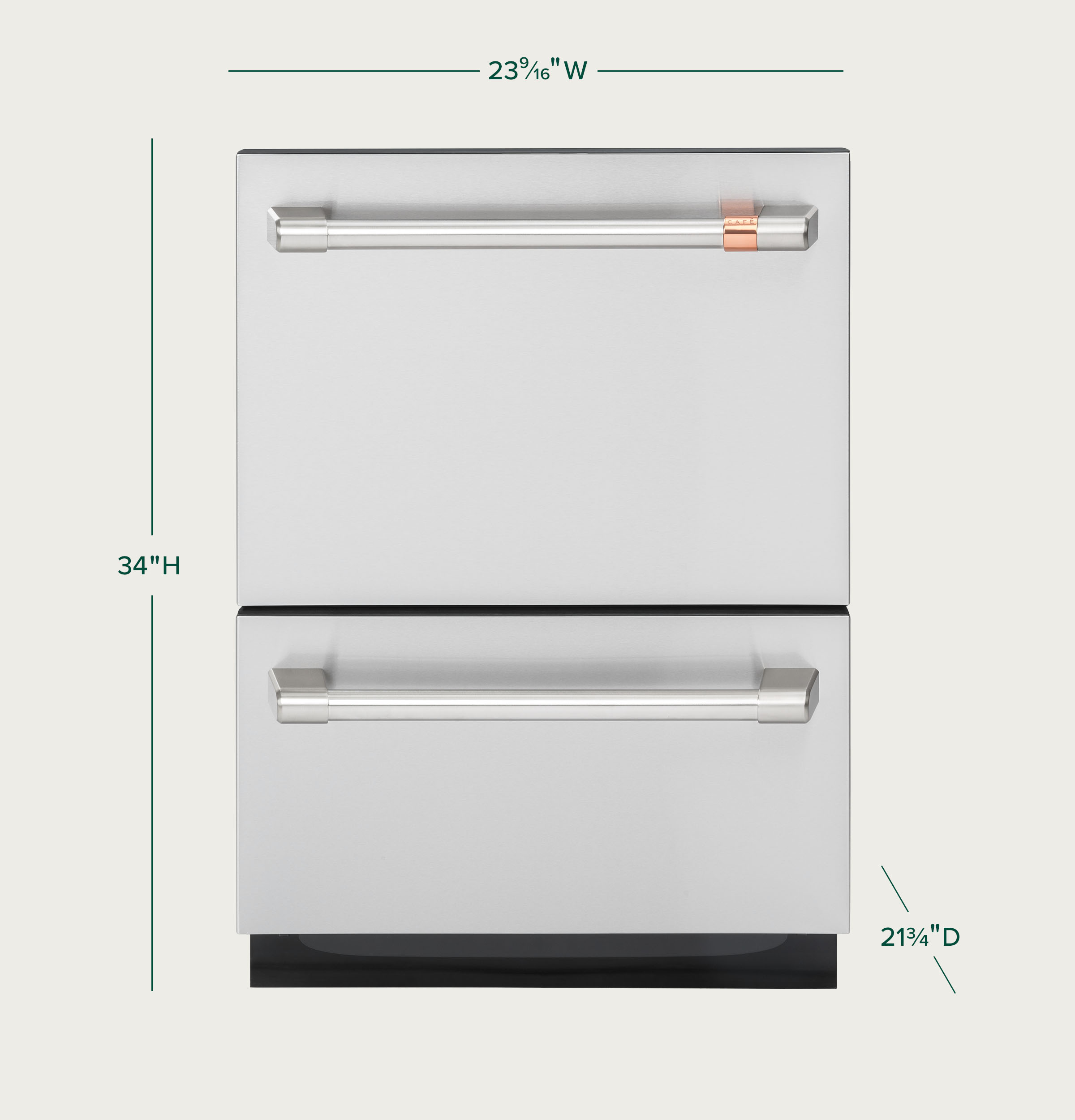 CAFÉ™ Dishwasher Double Drawer view 6