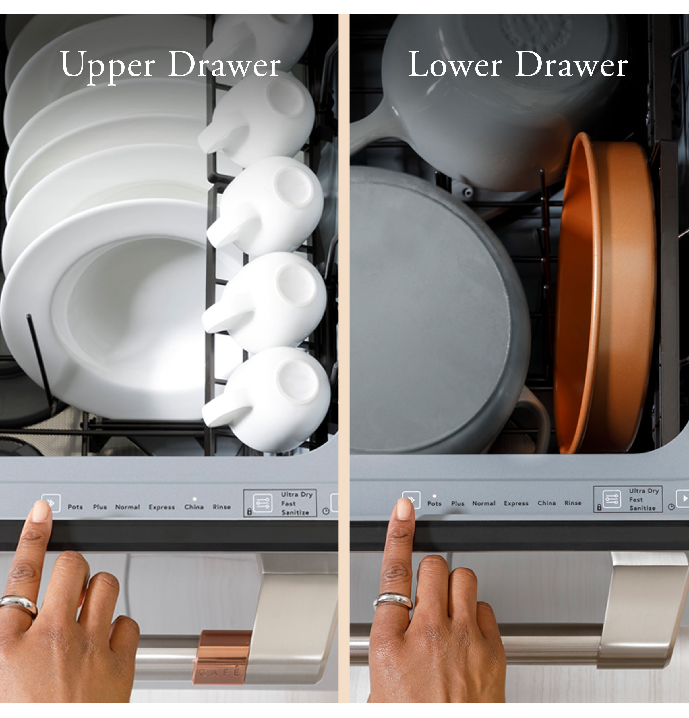 CAFÉ™ Dishwasher Double Drawer view 25