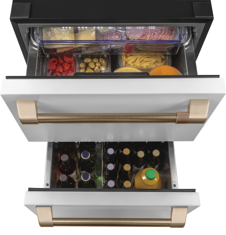 Café 5.7 Cu. Ft. Built-in Dual-drawer Refrigerator CDE06RP4NW2