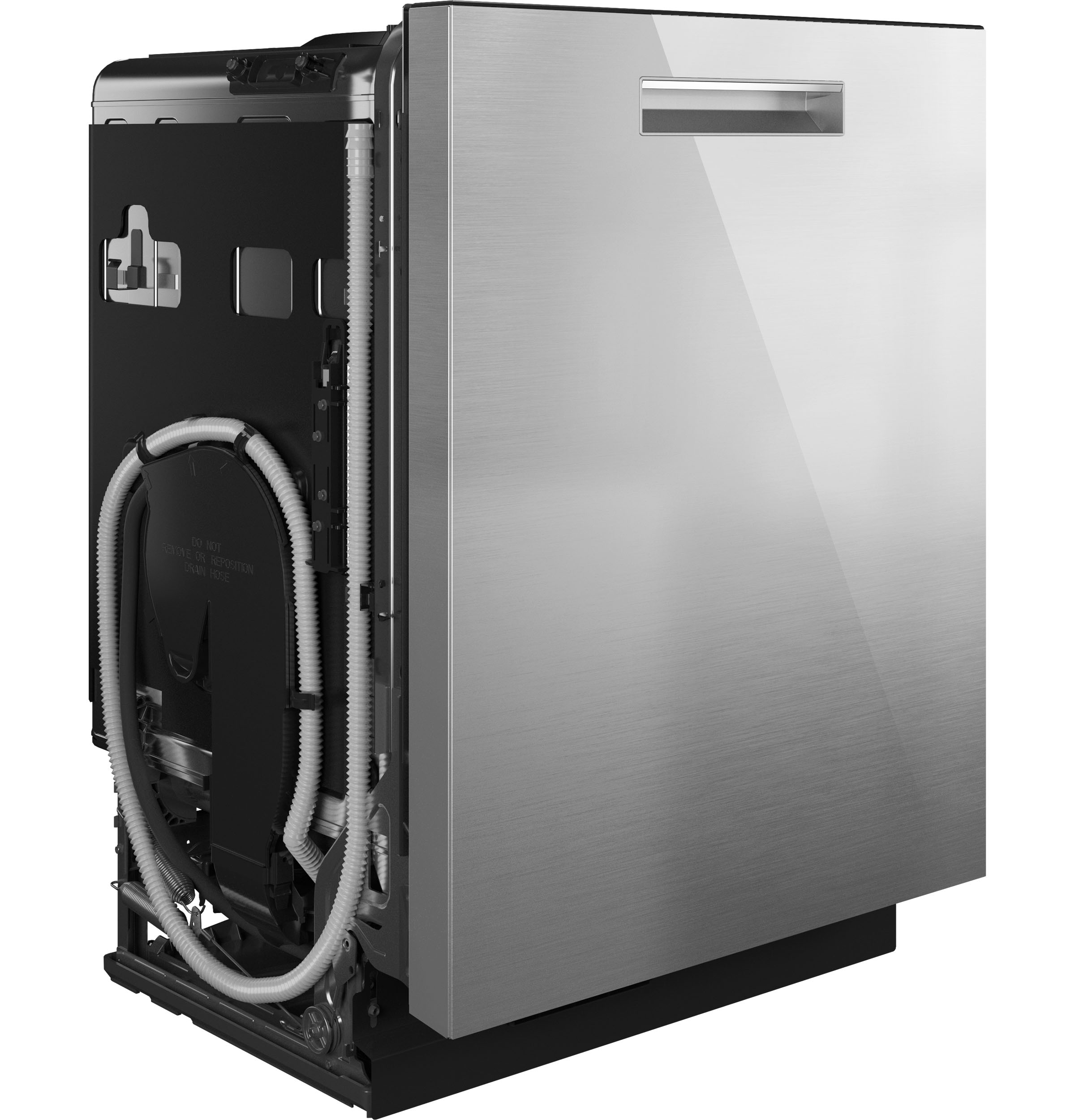 CAFÉ™ CustomFit ENERGY STAR Stainless Interior Smart Dishwasher with Ultra Wash Top Rack and LED Lights, 39 dBA in Platinum Glass view 20