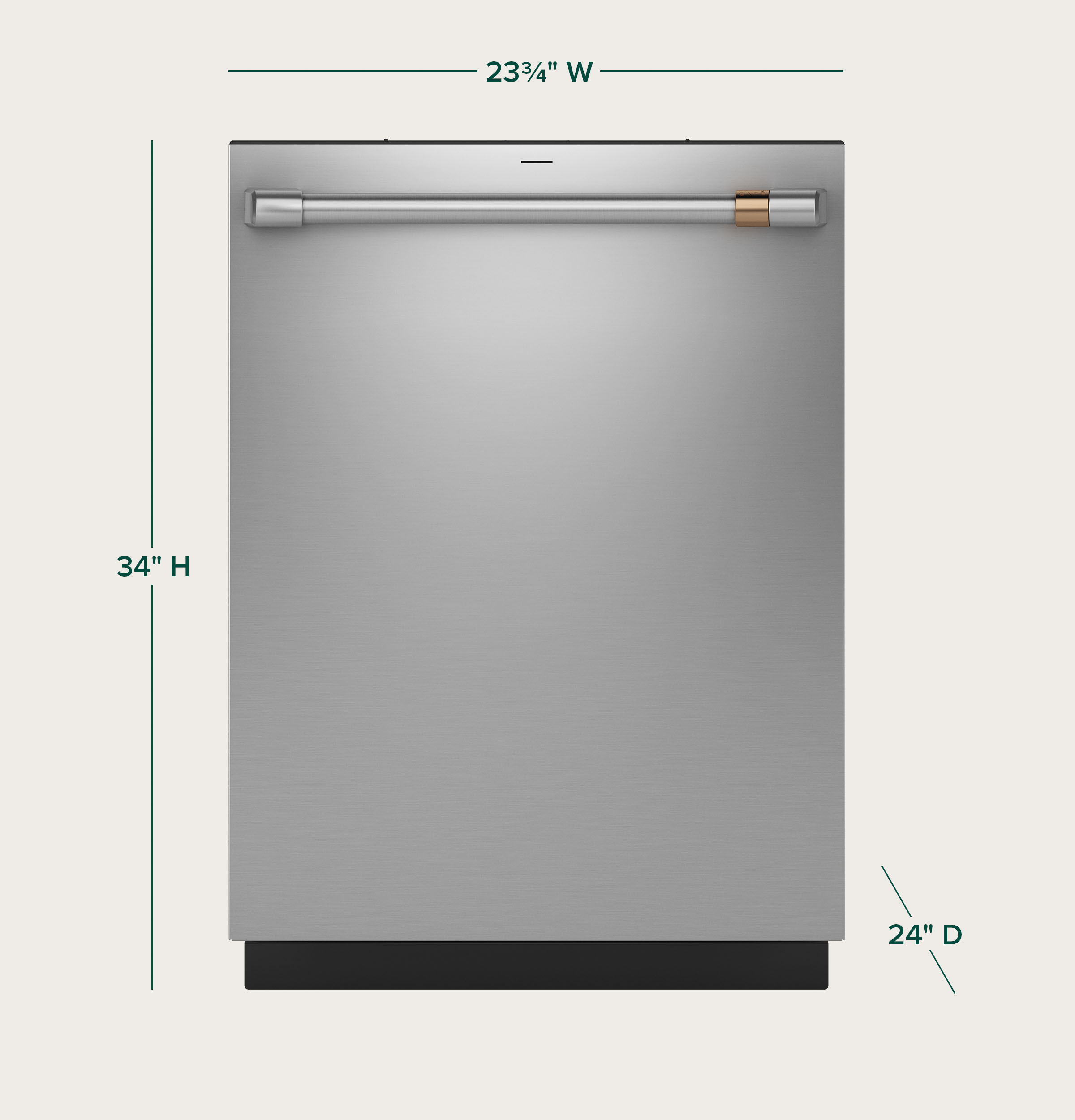 CAFÉ™ CustomFit ENERGY STAR Stainless Interior Dishwasher with Ultra Wash & Dry, 42 dBA view 25