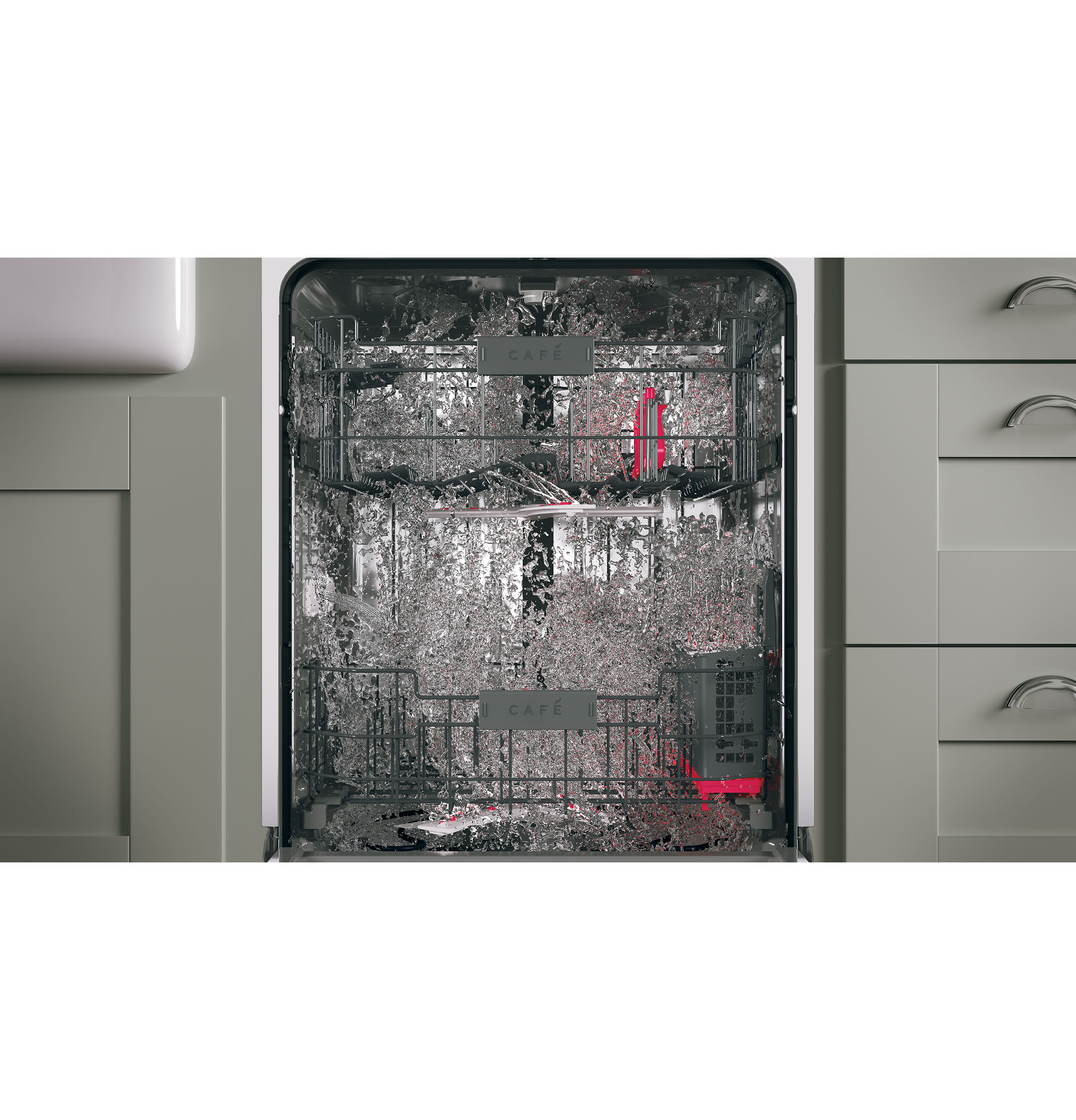 Stainless Interior Built-In Dishwasher with Hidden Controls view 3