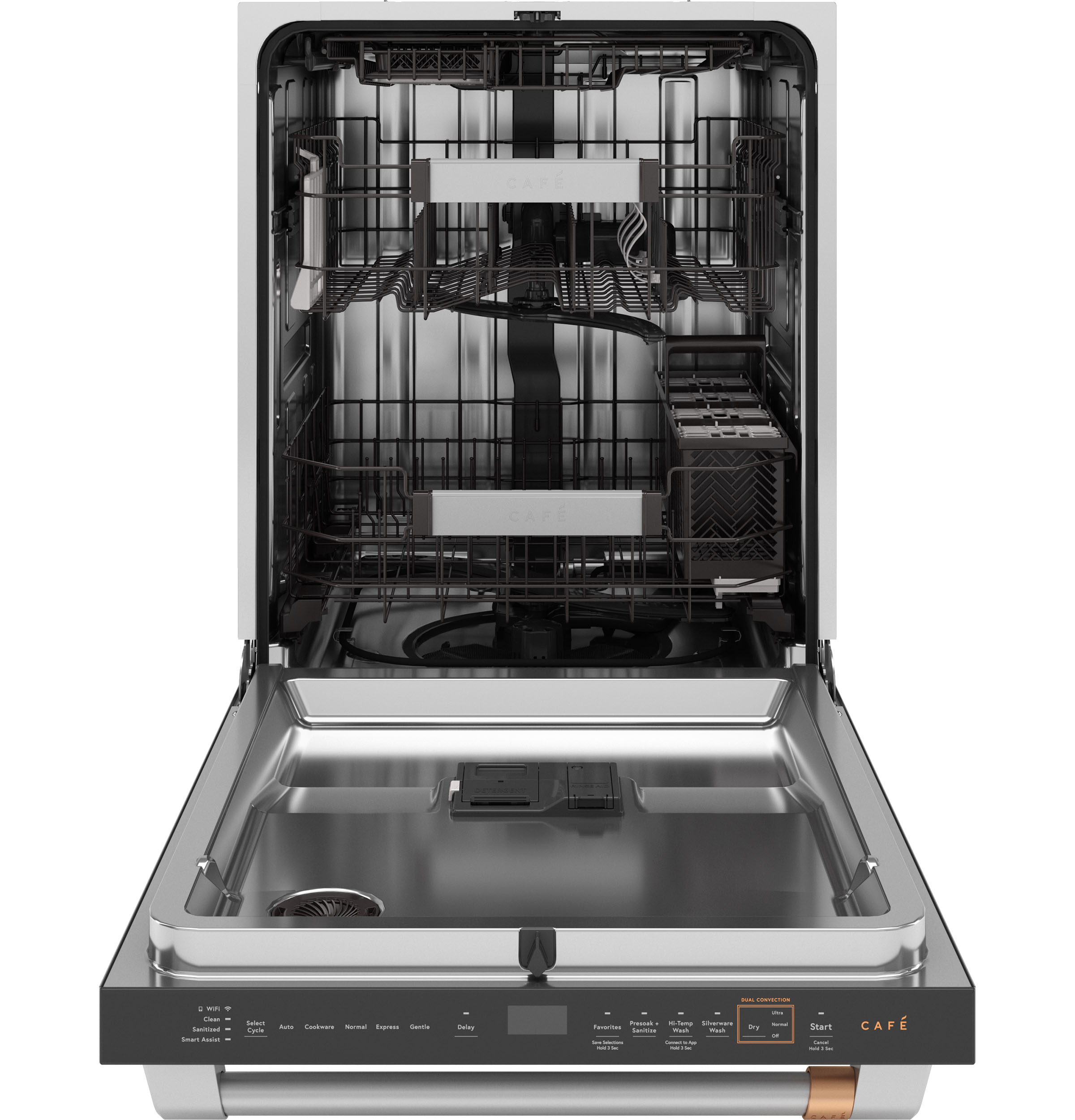CAFÉ™ CustomFit ENERGY STAR Stainless Interior Smart Dishwasher with Ultra Wash Top Rack and Dual Convection Ultra Dry, 44 dBA view 26