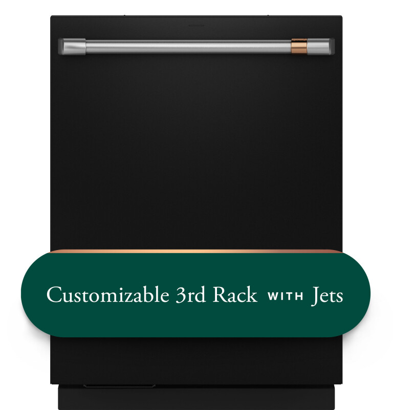 Café Customfit Stainless Interior Smart Dishwasher With Ultra Wash Top Rack And Dual Convection Ultra Dry, 44 Dba CDT858P3VD1