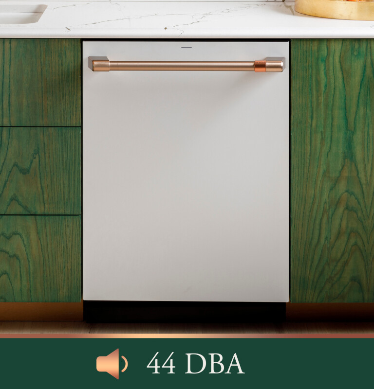 Café Customfit Stainless Interior Smart Dishwasher With Ultra Wash Top Rack And Dual Convection Ultra Dry, 44 Dba CDT858P3VD1