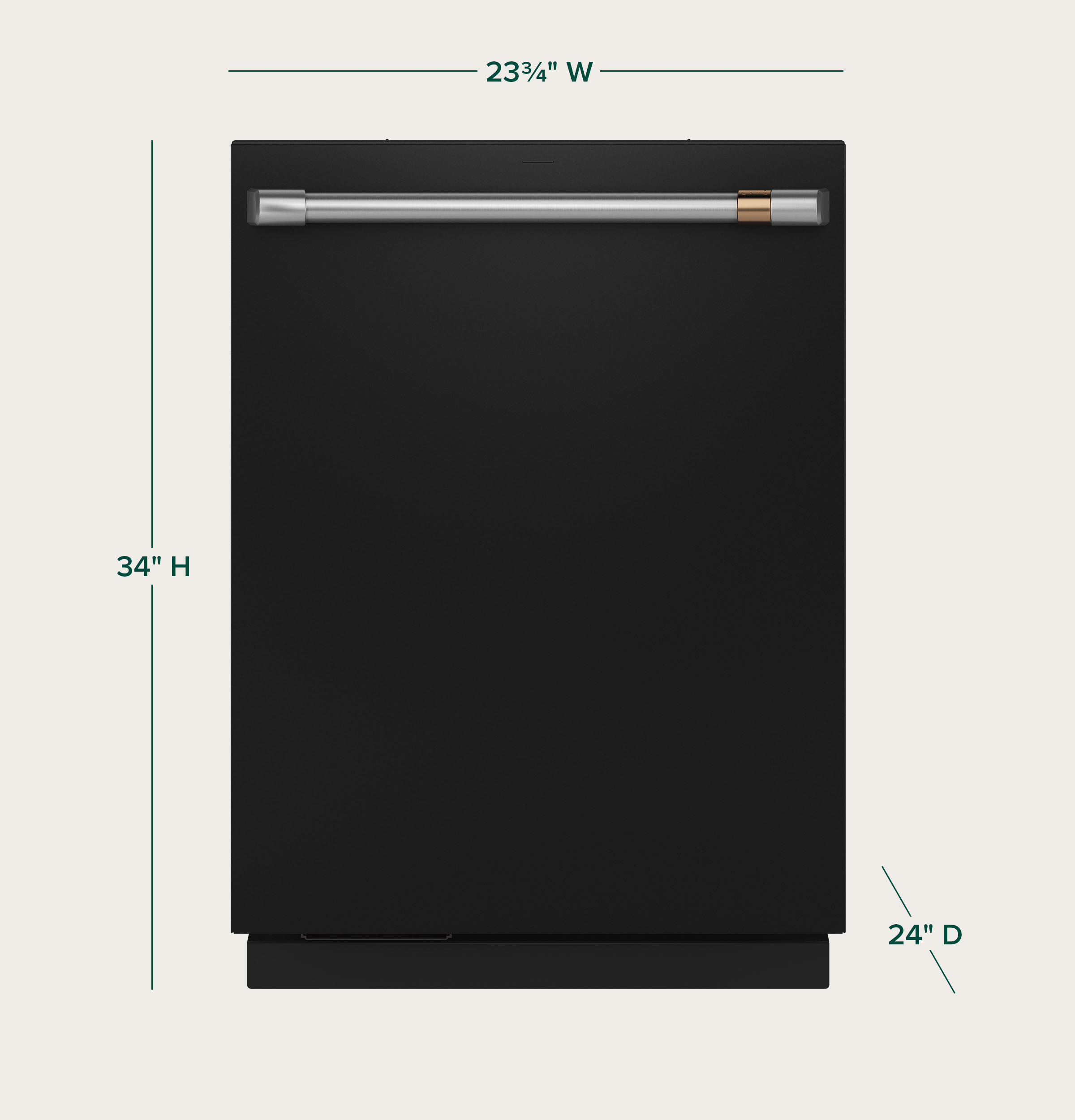 CAFÉ™ CustomFit ENERGY STAR Stainless Interior Smart Dishwasher with Ultra Wash Top Rack and Dual Convection Ultra Dry, 44 dBA view 27