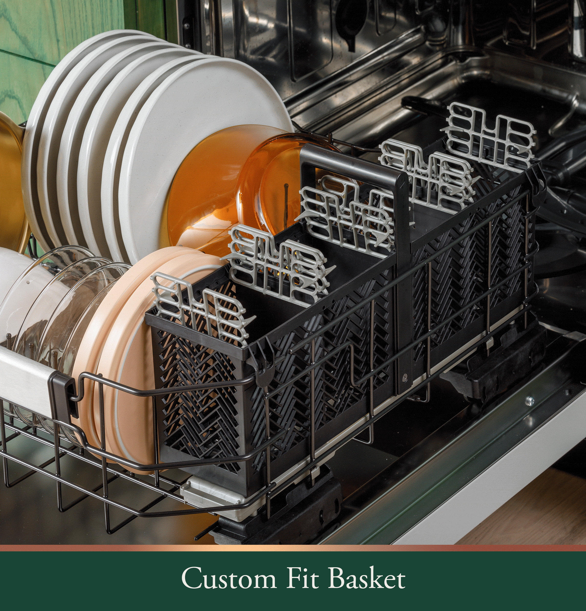 CAFÉ™ CustomFit ENERGY STAR Stainless Interior Smart Dishwasher with Ultra Wash Top Rack and Dual Convection Ultra Dry, 44 dBA view 14