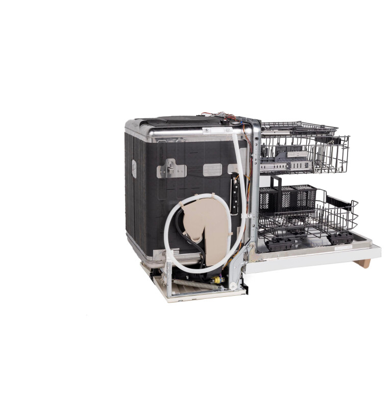 Café Customfit Stainless Interior Smart Dishwasher With Ultra Wash Top Rack And Dual Convection Ultra Dry, Led Lights, 39 Dba CDT888P4VW2
