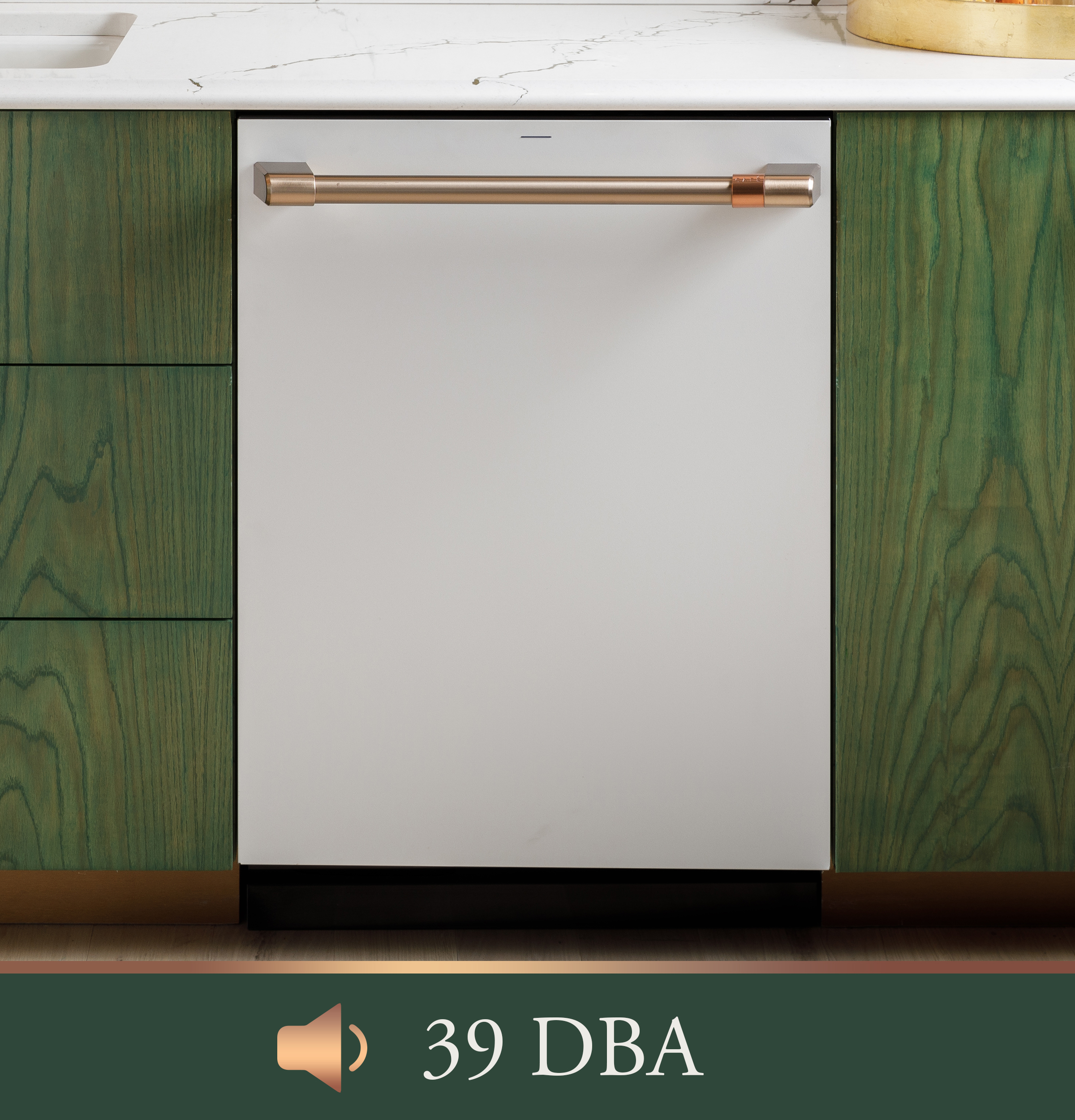 CAFÉ™ CustomFit ENERGY STAR Stainless Interior Smart Dishwasher with Ultra Wash Top Rack and Dual Convection Ultra Dry, LED Lights, 39 dBA view 32