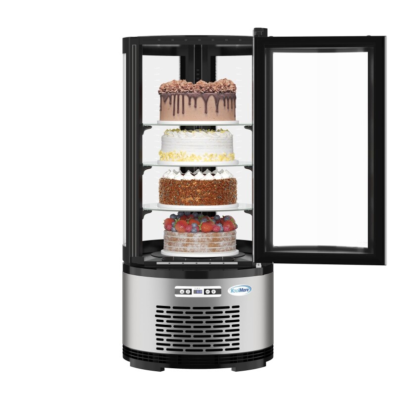 19 in. Circular Refrigerated Countertop Bakery Display Case CDUR3C, product image 2 of 13