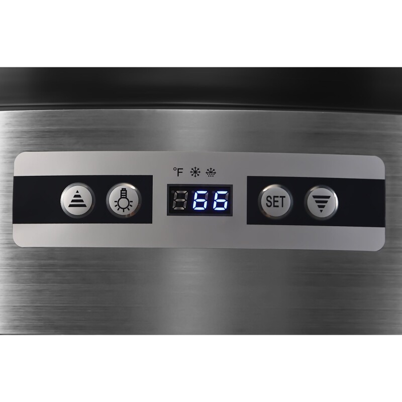 19 in. Circular Refrigerated Countertop Bakery Display Case CDUR3C, product image 13 of 13
