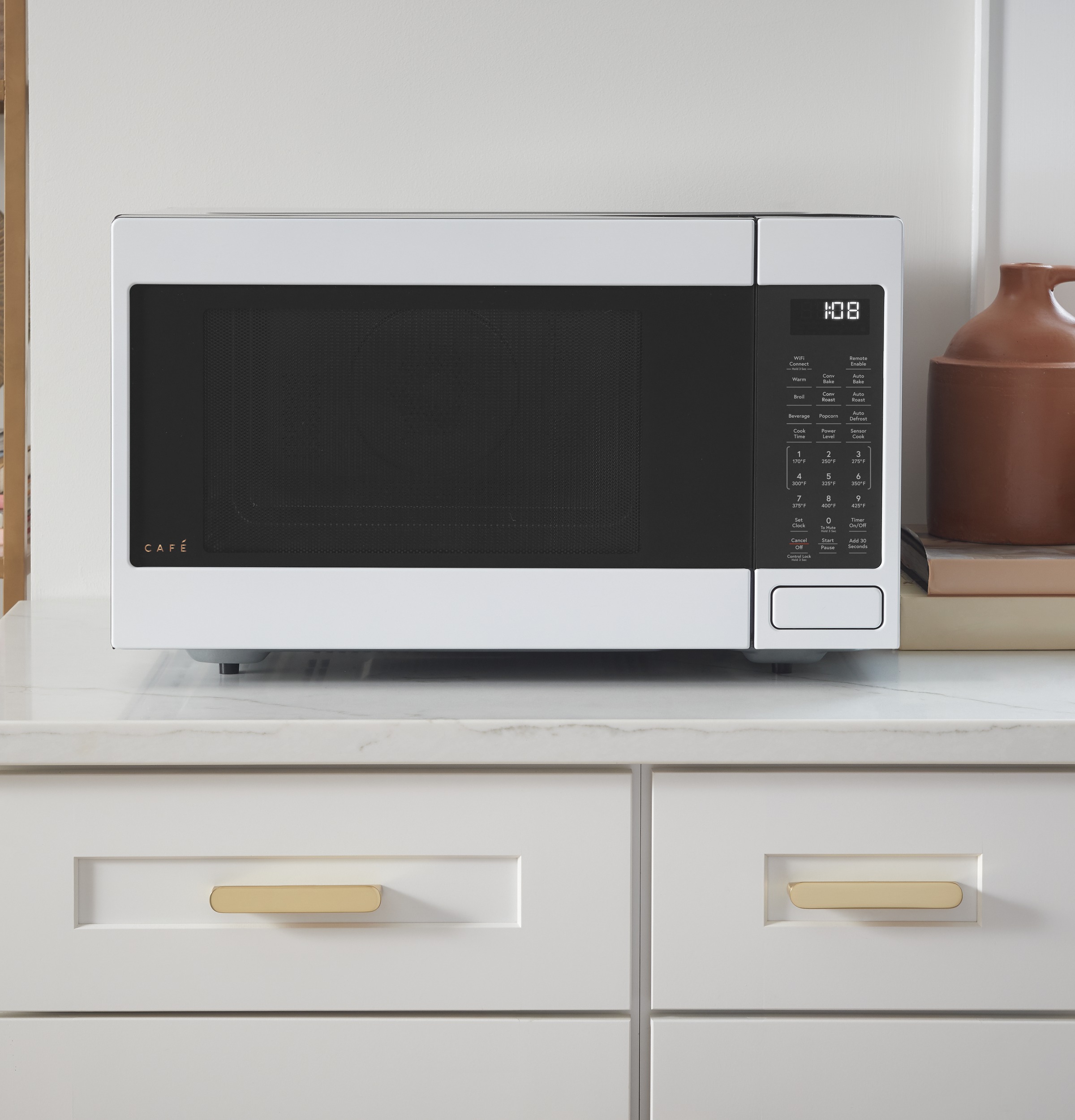 CAFÉ™ 1.5 Cu. Ft. Smart Countertop Convection/Microwave Oven CEB515P4NWM