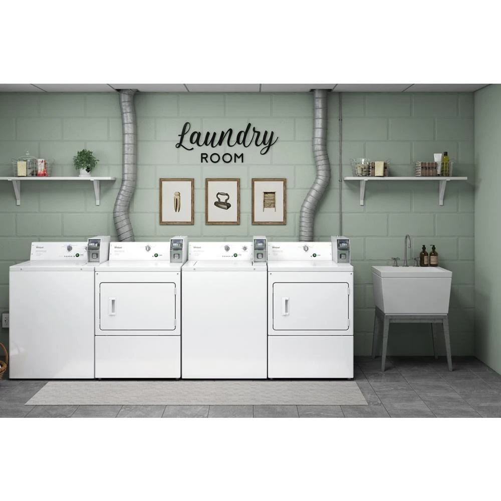 Commercial Electric Super-Capacity Dryer, Coin Slide view 2