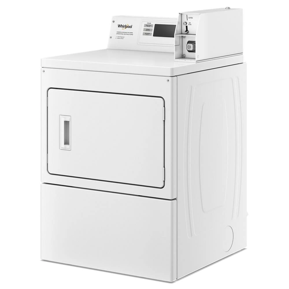 Commercial Electric Dryer with Factory Installed Coin Drop & Coin Box view 9