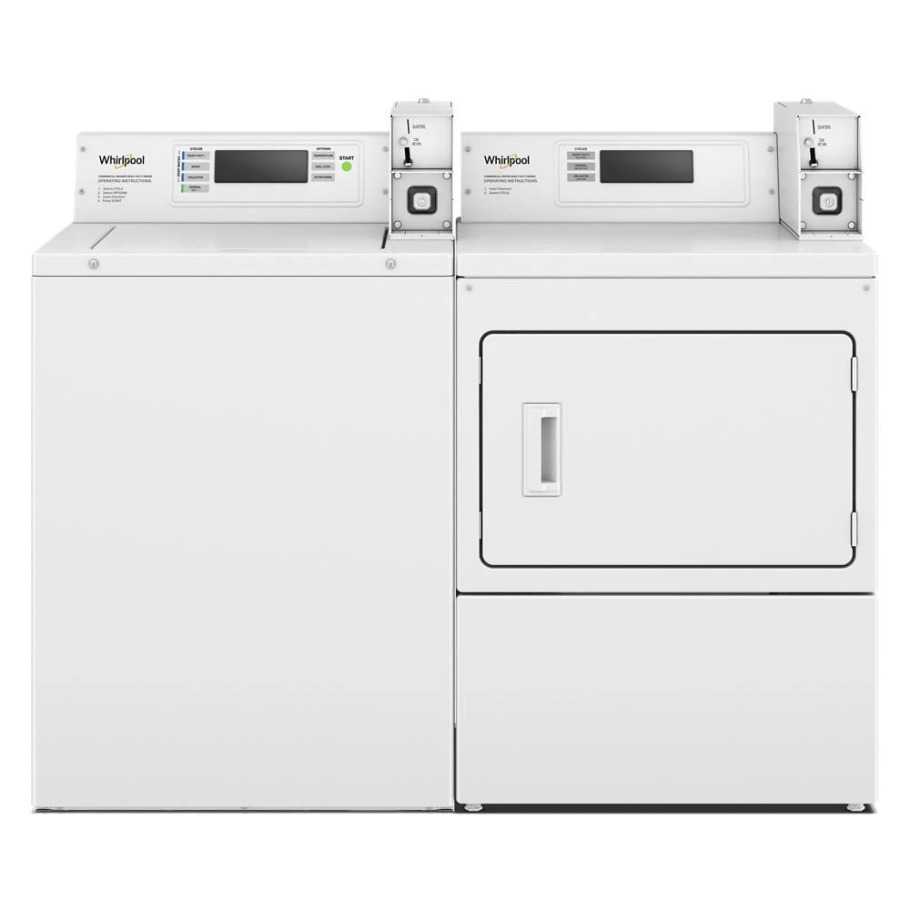 Commercial Electric Dryer with Factory Installed Coin Drop & Coin Box view 12