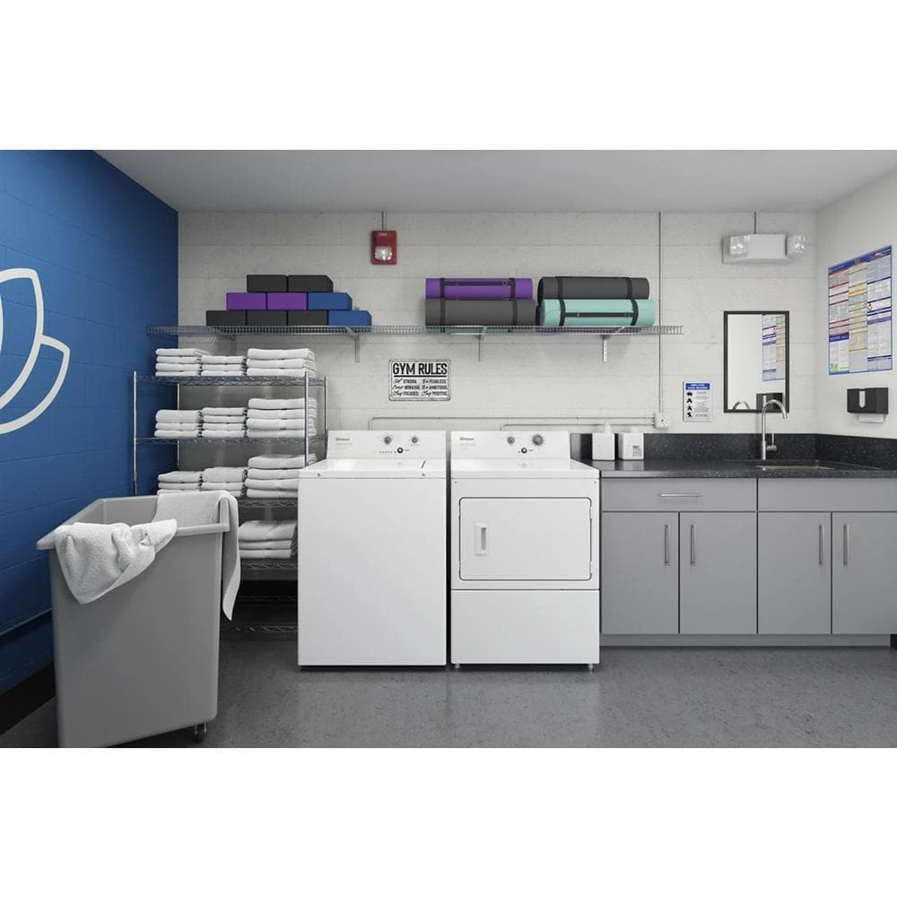 Commercial Electric Super-Capacity Dryer, Non-Coin view 2