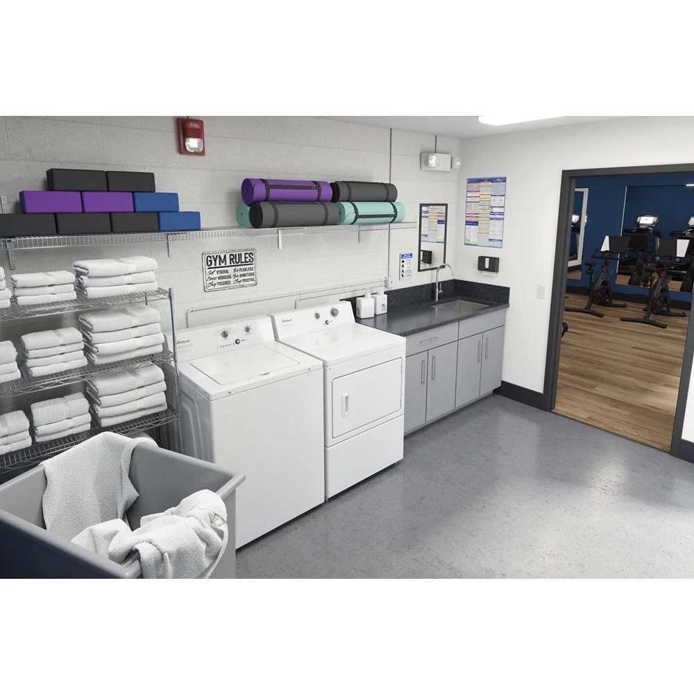 Commercial Electric Super-Capacity Dryer, Non-Coin view 4