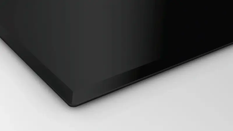 Black Glass with a frameless design
